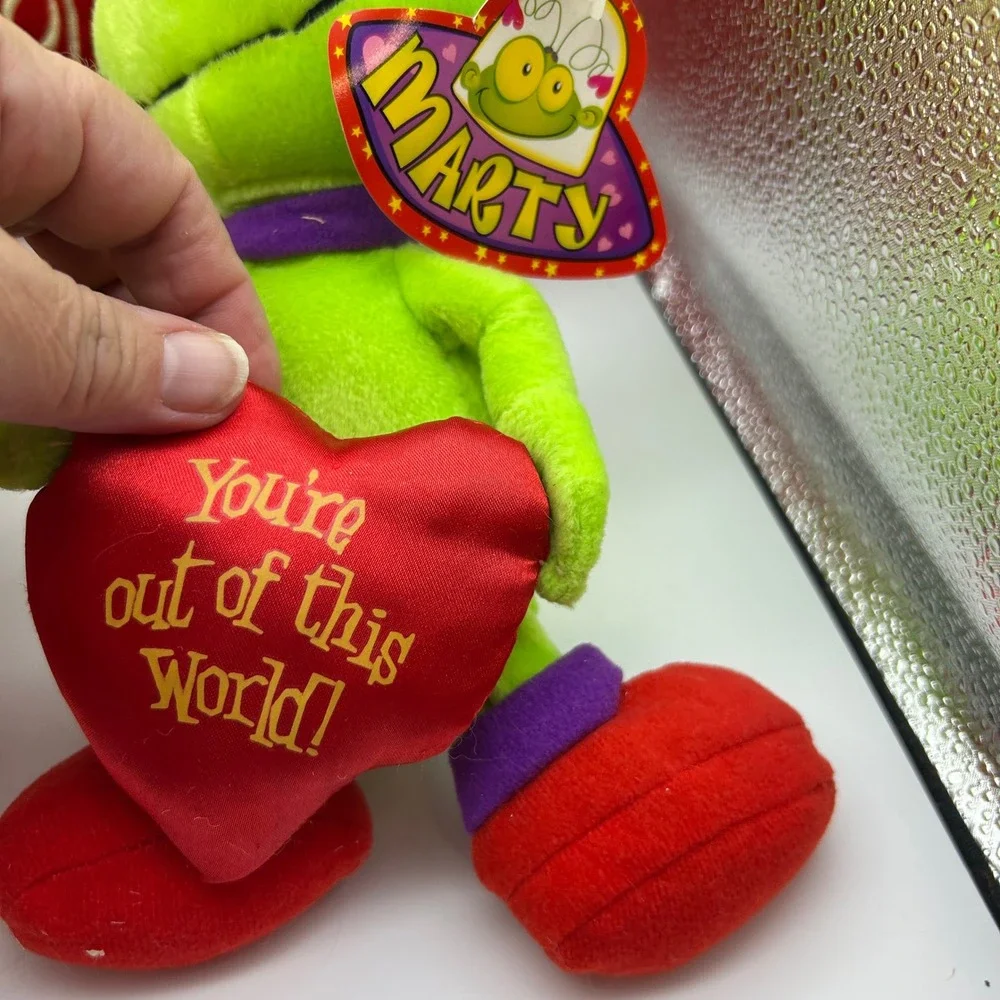 Vintage valentine 5‎ bundleMarty Alien Plush Toy Your This World Stuffed animal